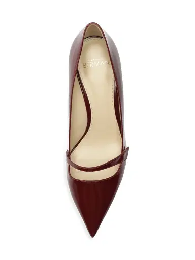 Alexandre Birman Women's Tita 60MM Patent Leather Pumps - Dark Plum | Thumbnail 9 Alexandre Birman Women's Tita 60MM Patent Leather Pumps - Dark Plum | Thumbnail 9