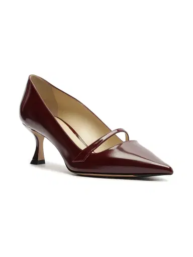 Alexandre Birman Women's Tita 60MM Patent Leather Pumps - Dark Plum | Thumbnail 1 Alexandre Birman Women's Tita 60MM Patent Leather Pumps - Dark Plum | Thumbnail 1