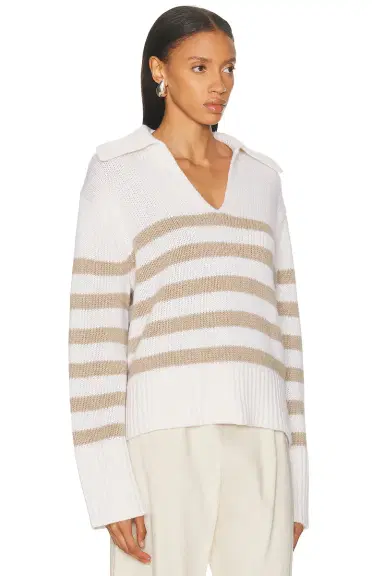 Jenni Kayne Cashmere Phoebe Polo Sweater | Thumbnail 2 Jenni Kayne Cashmere Phoebe Polo Sweater | Thumbnail 2