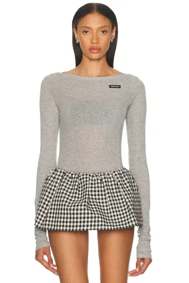 Miu Miu Strapless Top | Thumbnail 2 Miu Miu Strapless Top | Thumbnail 2