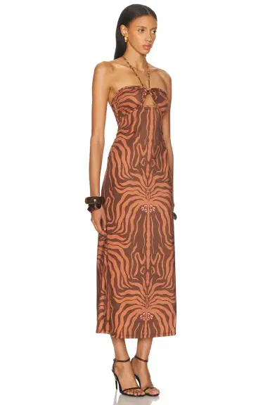 Johanna Ortiz Jungle Palms Midi Dress | Thumbnail 2 Johanna Ortiz Jungle Palms Midi Dress | Thumbnail 2