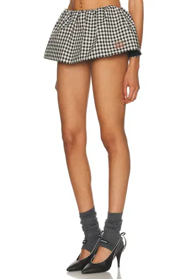 Miu Miu Mini Skirt | Thumbnail 3 Miu Miu Mini Skirt | Thumbnail 3