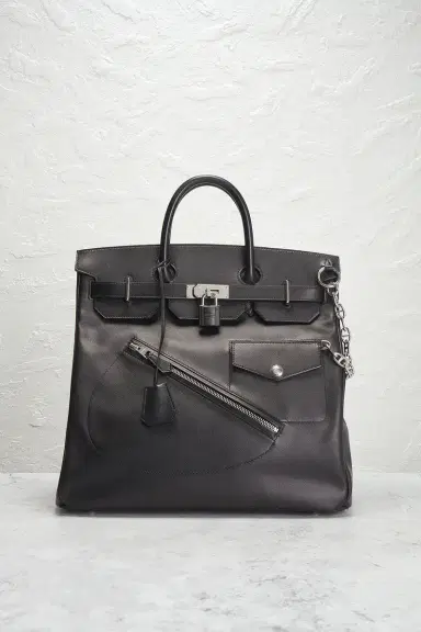 HERMÈS Limited Edition Evergrain Haut A Courroies Rock Birkin 40 Handbag | Thumbnail 4 HERMÈS Limited Edition Evergrain Haut A Courroies Rock Birkin 40 Handbag | Thumbnail 4