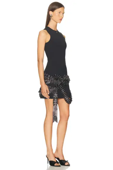 Coperni Pleated Ribbon Jersey Dress | Thumbnail 2 Coperni Pleated Ribbon Jersey Dress | Thumbnail 2
