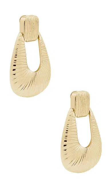 Ronny Kobo Striated Door Knocker Earring | Thumbnail 2 Ronny Kobo Striated Door Knocker Earring | Thumbnail 2