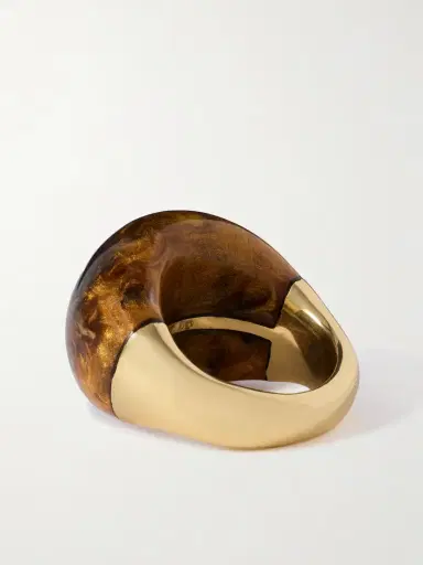 Dinosaur Designs Large Gold-tone Resin Ring | Thumbnail 3 Dinosaur Designs Large Gold-tone Resin Ring | Thumbnail 3