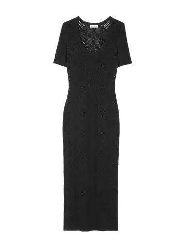 Alaïa Open-knit Midi Dress | Thumbnail 1 Alaïa Open-knit Midi Dress | Thumbnail 1