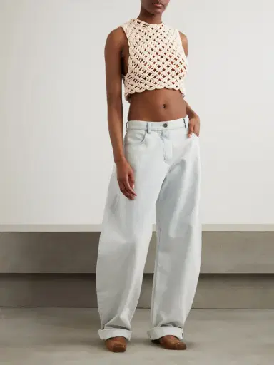 Alaïa Low-rise Barrel-leg Jeans | Thumbnail 2 Alaïa Low-rise Barrel-leg Jeans | Thumbnail 2