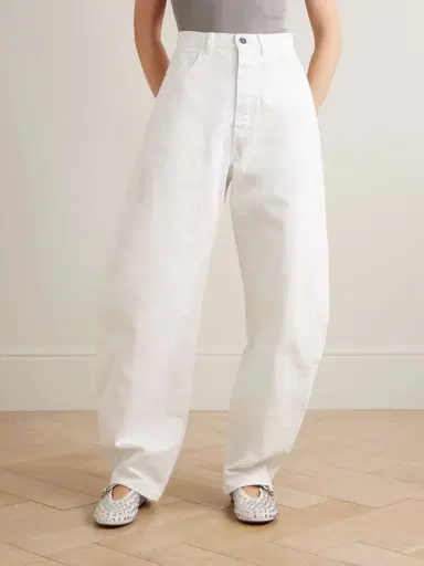 Alaïa Mid-rise Barrel-leg Jeans | Thumbnail 3 Alaïa Mid-rise Barrel-leg Jeans | Thumbnail 3