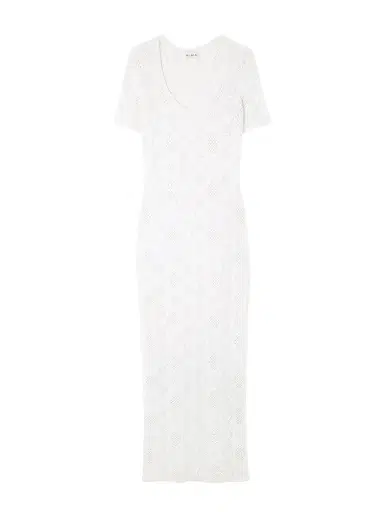 Alaïa Open-knit Midi Dress | Thumbnail 1 Alaïa Open-knit Midi Dress | Thumbnail 1
