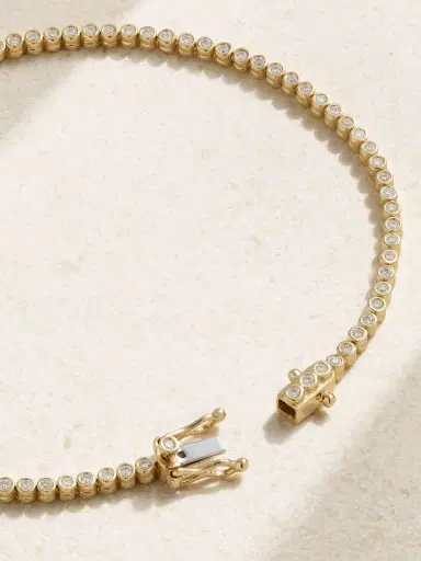 Sydney Evan Eternity 14-karat Gold Diamond Bracelet | Thumbnail 3 Sydney Evan Eternity 14-karat Gold Diamond Bracelet | Thumbnail 3
