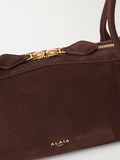 Alaïa Le Teckel Medium Nubuck Shoulder Bag | Thumbnail 4 Alaïa Le Teckel Medium Nubuck Shoulder Bag | Thumbnail 4