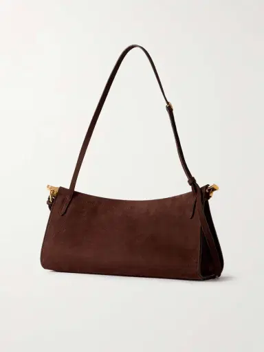 Alaïa Le Click E/w Medium Nubuck Shoulder Bag | Thumbnail 3 Alaïa Le Click E/w Medium Nubuck Shoulder Bag | Thumbnail 3