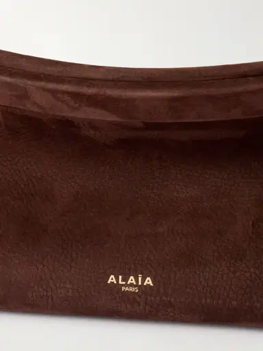 Alaïa Le Click E/w Medium Nubuck Shoulder Bag | Thumbnail 4 Alaïa Le Click E/w Medium Nubuck Shoulder Bag | Thumbnail 4