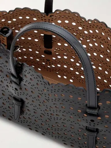 Alaïa Mena 25 E/w Medium Laser-cut Leather Tote | Thumbnail 5 Alaïa Mena 25 E/w Medium Laser-cut Leather Tote | Thumbnail 5