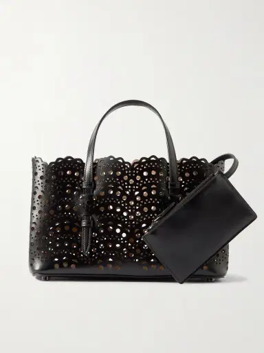 Alaïa Mena 25 E/w Medium Laser-cut Leather Tote | Thumbnail 6 Alaïa Mena 25 E/w Medium Laser-cut Leather Tote | Thumbnail 6