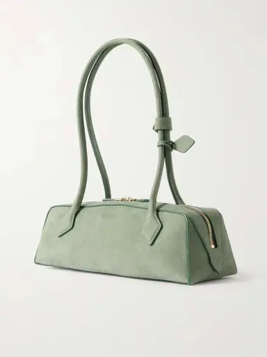 Alaïa Le Teckel Medium Nubuck Shoulder Bag | Thumbnail 3 Alaïa Le Teckel Medium Nubuck Shoulder Bag | Thumbnail 3