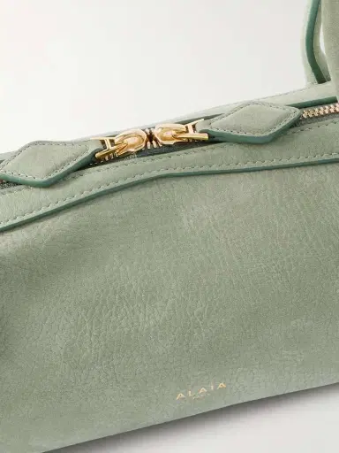 Alaïa Le Teckel Medium Nubuck Shoulder Bag | Thumbnail 4 Alaïa Le Teckel Medium Nubuck Shoulder Bag | Thumbnail 4