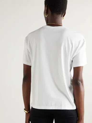 TOTEME Garderob Tencel™ Lyocell And Organic Cotton-blend Jersey T-shirt | Thumbnail 4 TOTEME Garderob Tencel™ Lyocell And Organic Cotton-blend Jersey T-shirt | Thumbnail 4