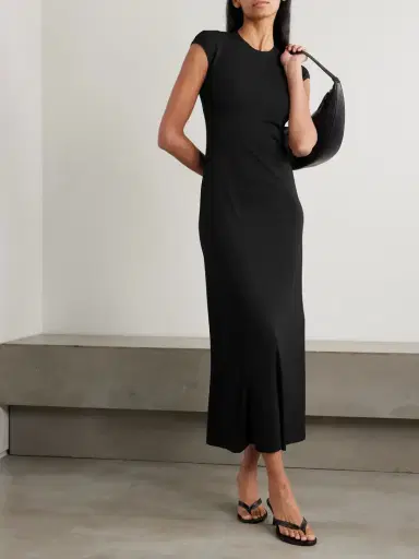 TOTEME Garderob Stretch-jersey Midi Dress | Thumbnail 2 TOTEME Garderob Stretch-jersey Midi Dress | Thumbnail 2