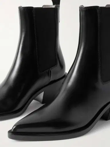 Gianvito Rossi Wylie Dover 45 Glossed-leather Chelsea Boots | Thumbnail 4 Gianvito Rossi Wylie Dover 45 Glossed-leather Chelsea Boots | Thumbnail 4