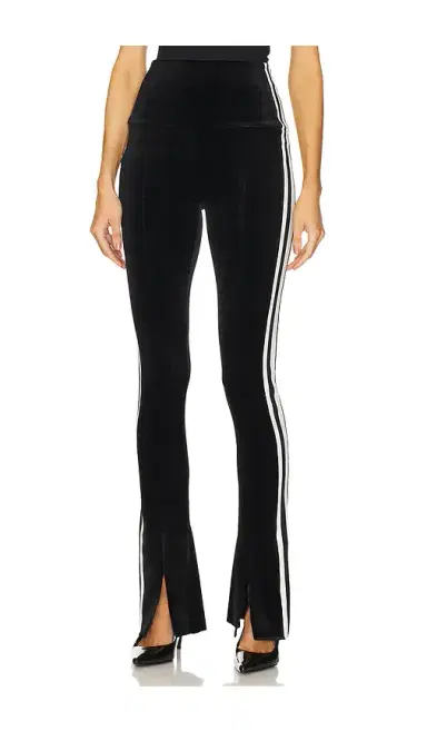 Norma Kamali Side Stripe Spat Legging | Thumbnail 1 Norma Kamali Side Stripe Spat Legging | Thumbnail 1