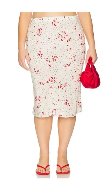 L'Academie Hallie Midi Skirt | Thumbnail 2 L'Academie Hallie Midi Skirt | Thumbnail 2