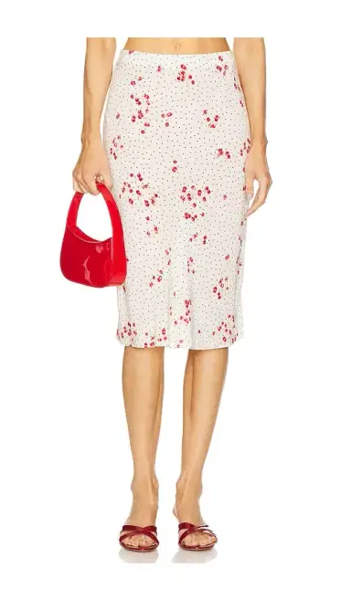 L'Academie Hallie Midi Skirt | Thumbnail 1 L'Academie Hallie Midi Skirt | Thumbnail 1