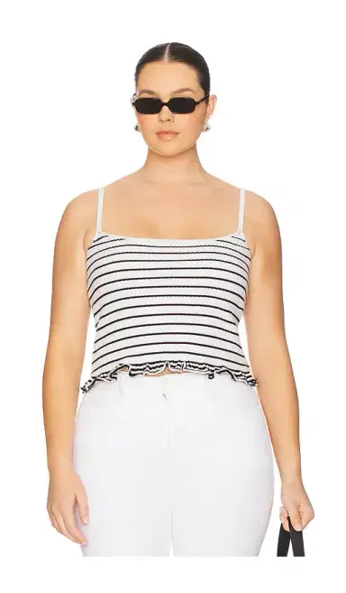 L'Academie Nicole Ribbed Tank | Thumbnail 2 L'Academie Nicole Ribbed Tank | Thumbnail 2