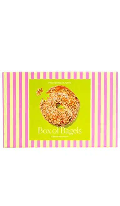 Piecework Box Of Bagels 540 Piece Puzzle | Thumbnail 1 Piecework Box Of Bagels 540 Piece Puzzle | Thumbnail 1