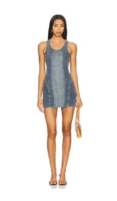 One Teaspoon Denim Mini Dress | Thumbnail 1 One Teaspoon Denim Mini Dress | Thumbnail 1
