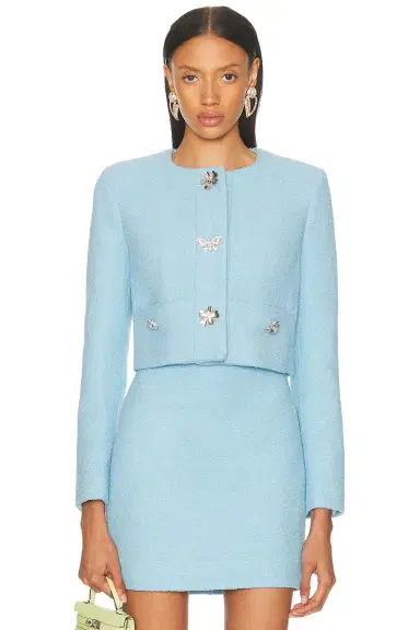 Oscar de la Renta Tweed Jacket | Thumbnail 1 Oscar de la Renta Tweed Jacket | Thumbnail 1