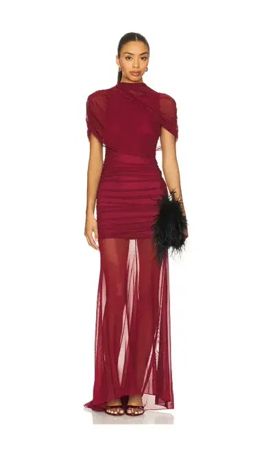 Amanda Uprichard x REVOLVE Evianna Mesh Gown | Thumbnail 1 Amanda Uprichard x REVOLVE Evianna Mesh Gown | Thumbnail 1