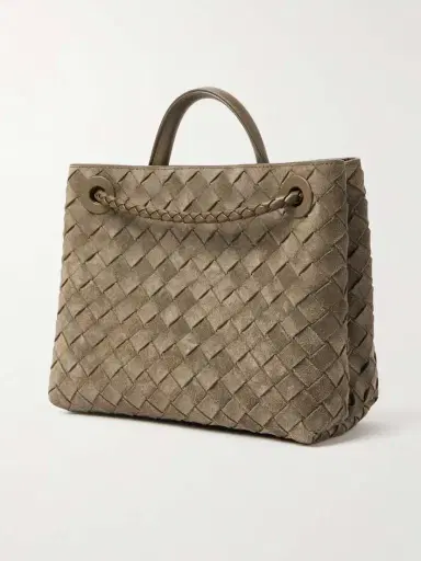 Bottega Veneta Andiamo Small Intrecciato Suede Tote | Thumbnail 3 Bottega Veneta Andiamo Small Intrecciato Suede Tote | Thumbnail 3