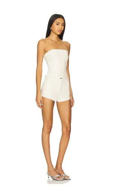 superdown Kayla Faux Leather Short Set | Thumbnail 2 superdown Kayla Faux Leather Short Set | Thumbnail 2