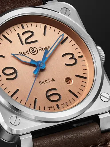 Bell & Ross BR 03 Copper Automatic Steel Watch, Ref. BR03A-GB-ST/SCA - Men | Thumbnail 5 Bell & Ross BR 03 Copper Automatic Steel Watch, Ref. BR03A-GB-ST/SCA - Men | Thumbnail 5