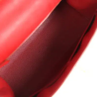 HERMÈS Pre-owned Hermes Kelly Sellier 28 Rouge Vif Ostrich Gold Hardware | Thumbnail 8 HERMÈS Pre-owned Hermes Kelly Sellier 28 Rouge Vif Ostrich Gold Hardware | Thumbnail 8