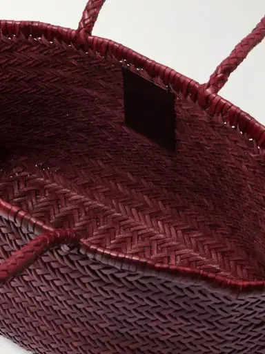 Dragon Diffusion Bamboo Triple Jump Big Woven Leather Tote | Thumbnail 5 Dragon Diffusion Bamboo Triple Jump Big Woven Leather Tote | Thumbnail 5