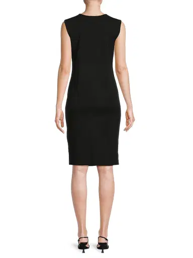 Misook Women's Mylana Sleeveless Knit Sheath Knee-Length Dress | Thumbnail 5 Misook Women's Mylana Sleeveless Knit Sheath Knee-Length Dress | Thumbnail 5