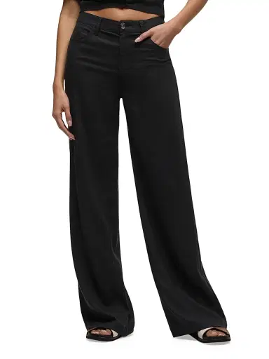 Hudson Jeans Women's Jodie Relaxed Wide-Leg Pants - Black | Thumbnail 4 Hudson Jeans Women's Jodie Relaxed Wide-Leg Pants - Black | Thumbnail 4