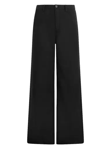 Hudson Jeans Women's Jodie Relaxed Wide-Leg Pants - Black | Thumbnail 1 Hudson Jeans Women's Jodie Relaxed Wide-Leg Pants - Black | Thumbnail 1