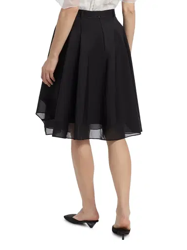 3.1 Phillip Lim Women's Belted Flounce Chiffon-Combo Skirt - Black | Thumbnail 5 3.1 Phillip Lim Women's Belted Flounce Chiffon-Combo Skirt - Black | Thumbnail 5