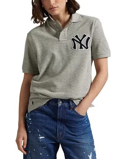 Polo Ralph Lauren Men's Yankees Cotton Polo Shirt | Thumbnail 5 Polo Ralph Lauren Men's Yankees Cotton Polo Shirt | Thumbnail 5