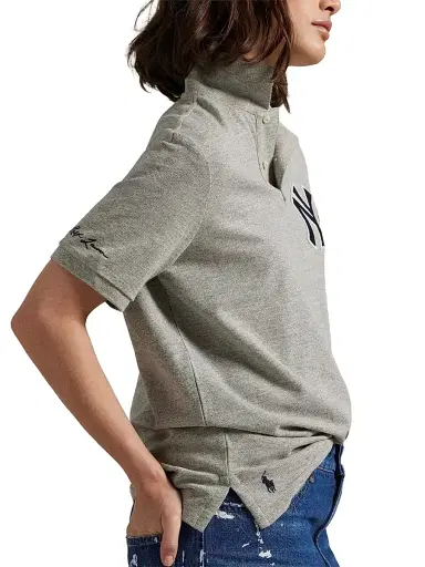 Polo Ralph Lauren Men's Yankees Cotton Polo Shirt | Thumbnail 6 Polo Ralph Lauren Men's Yankees Cotton Polo Shirt | Thumbnail 6