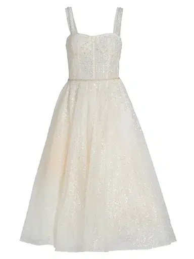 Bronx and Banco Women's Mademoiselle Bridal Midi-Dress - White | Thumbnail 1 Bronx and Banco Women's Mademoiselle Bridal Midi-Dress - White | Thumbnail 1