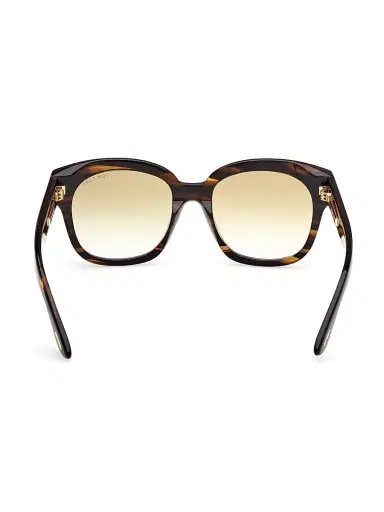 Tom Ford Women's Icon 55MM Square Sunglasses - Striped Brown | Thumbnail 5 Tom Ford Women's Icon 55MM Square Sunglasses - Striped Brown | Thumbnail 5