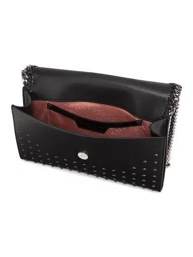 Stella McCartney Women's Falabella Stud Chain Wallet - Black | Thumbnail 4 Stella McCartney Women's Falabella Stud Chain Wallet - Black | Thumbnail 4