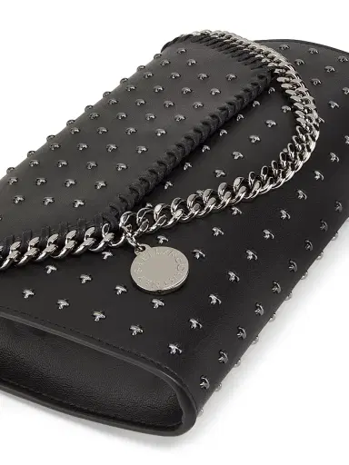 Stella McCartney Women's Falabella Stud Chain Wallet - Black | Thumbnail 5 Stella McCartney Women's Falabella Stud Chain Wallet - Black | Thumbnail 5