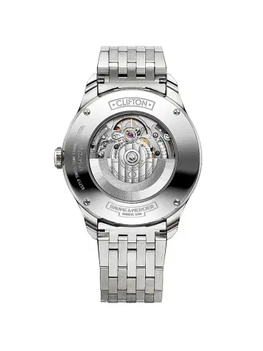 Baume & Mercier Men's Clifton 10100 Stainless Steel Bracelet Watch/41MM - Stainless Steel | Thumbnail 3 Baume & Mercier Men's Clifton 10100 Stainless Steel Bracelet Watch/41MM - Stainless Steel | Thumbnail 3