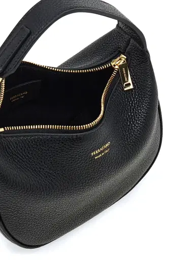 Ferragamo Women's Mini Gancini Leather Top Handle Bag | Thumbnail 5 Ferragamo Women's Mini Gancini Leather Top Handle Bag | Thumbnail 5